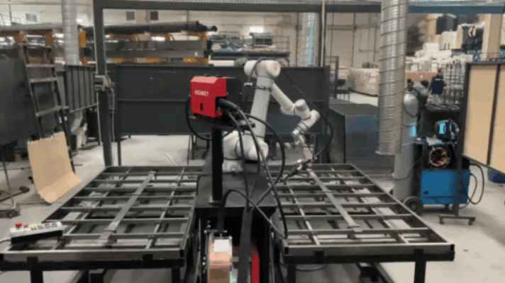 Bed Frame Structures Welding with DOBOT CR10